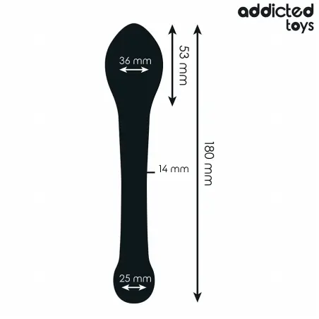 Estimulador Anal Doble Silicona 18 cm | Addicted Toys