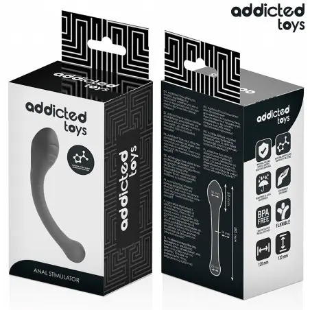 Estimulador Anal Doble Silicona 18 cm | Addicted Toys