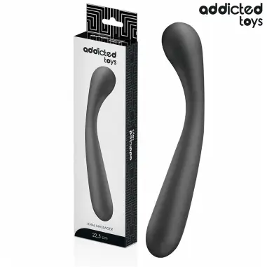 ADDICTED TOYS - MASAJEADOR ANAL DOBLE SILICONA 22,5 CM