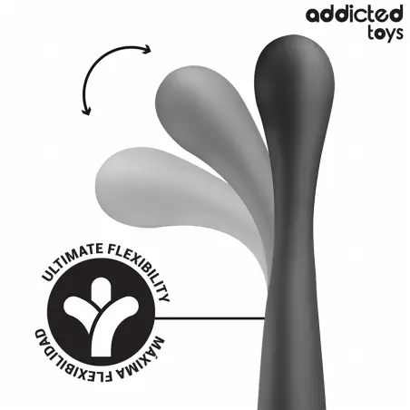 Masajeador Anal Doble Silicona 22,5 cm | Addicted Toys