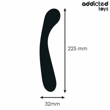 Masajeador Anal Doble Silicona 22,5 cm | Addicted Toys