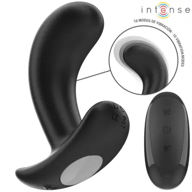 Chandler Plug Anal 10 Vibraciones Negro Control Remoto