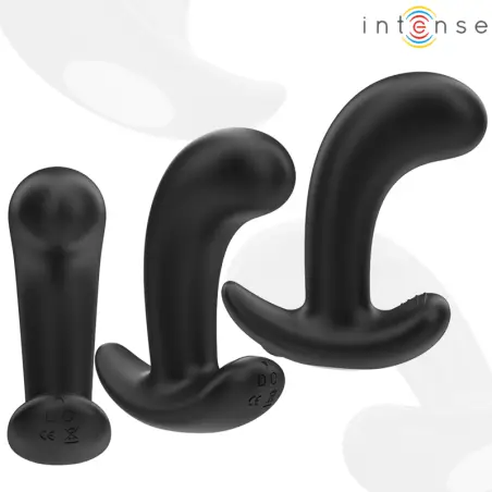 Chandler Plug Anal 10 Vibraciones Negro Control Remoto