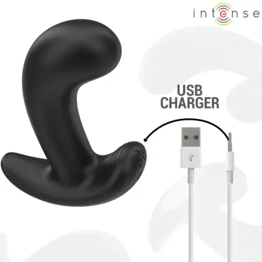 Chandler Plug Anal 10 Vibraciones Negro Control Remoto