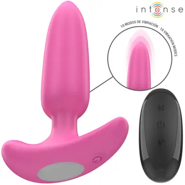 Ross Plug Anal 10 Vibraciones Rosa Control Remoto | Intense