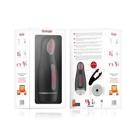 ONINDER - SEOUL MASTURBADOR MASCULINO DE COMPRESION Y VIBRACIÓN - APP GRATUITA ONINDER