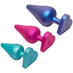 ROMP - LUSTER KIT DE ENTRENAMIENTO ANAL S/M/L CON BASE EN FORMA DE CORAZÓN 2