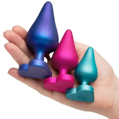 Luster Kit de Entrenamiento Anal S/M/L con Base en Forma