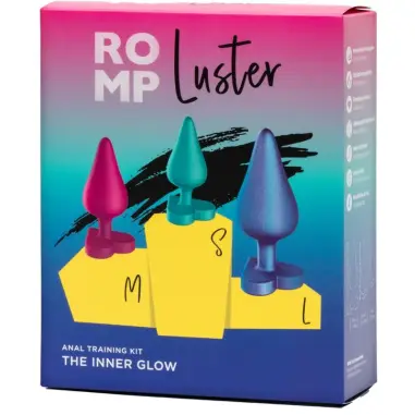 Luster Kit de Entrenamiento Anal S/M/L con Base en Forma