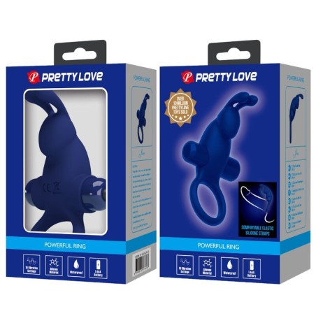 PRETTY LOVE - JIRO ANILLO RABBIT CON VIBRACIÓN AZUL PRETTY LOVE MALE