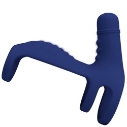 PRETTY LOVE - ELISH ANILLO VIBRADOR CON EXTENSIÓN AZUL PRETTY LOVE MALE 2
