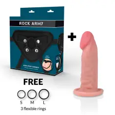 ROCKARMY - ARNES + DUAL DENSITY TIGER DILDO REALISTA 14 CM -O- 4.46 CM 2