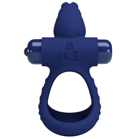 PRETTY LOVE - LUCHITO DOBLE ANILLO VIBRADOR RABBIT AZUL PRETTY LOVE MALE