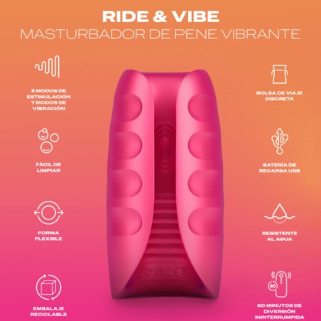 DUREX - TOY MASTURBADOR VIBRADOR RIDE & VIBE DUREX TOYS