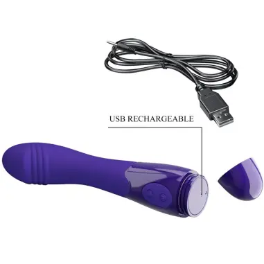 Elemental Youth Dildo Vibrador Violeta | Pretty Love