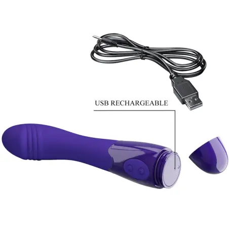 Elemental Youth Dildo Vibrador Violeta | Pretty Love