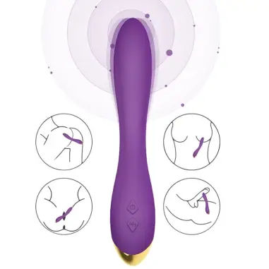 Flamingo Vibrador Multiposicion Violeta - 9 Modos | Armony