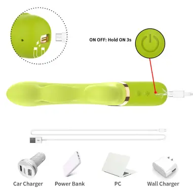 Vibrador Estimulador Punto a Inflable Verde | Armony