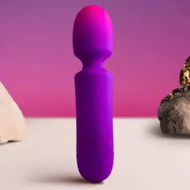 Off - Glo- Girl Vibrador Wand Mini Morado | Rocks