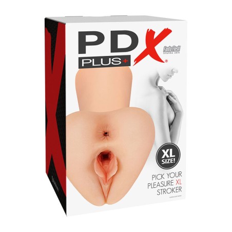 PDX PLUS - PICK YOUR PLEASURE MASTURBADOR REALÍSTICO XL NATURAL PDX PLUS+