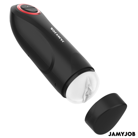 JAMYJOB - GRAVITY MASTURBADOR VAGINA AUTOMÁTICO 5 MODOS DE EMPUJE Y EFECTO SONIDO JAMYJOB