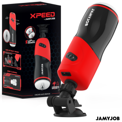 JAMYJOB - XPEED MASTURBADOR VAGINA AUTOMÁTICO 5 MODOS DE EMPUJE Y EFECTO SONIDO JAMYJOB