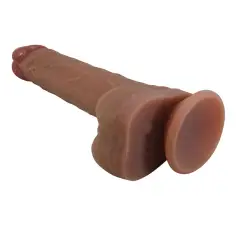 PRETTY LOVE - JONATHAN VIBRADOR REALÍSTICO CON EMPUJE MARRÓN CONTROL REMOTO 2