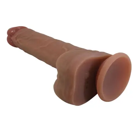Jonathan Vibrador Realístico con Empuje Marrón Control