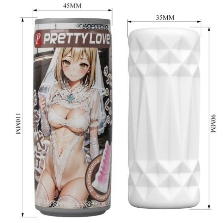 PRETTY LOVE - MASTURBADOR MASCULINO LATA MODELO 1 PRETTY LOVE FLIRTATION