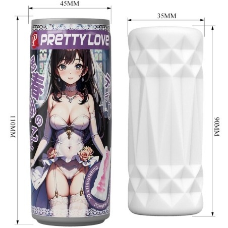 PRETTY LOVE - MASTURBADOR MASCULINO LATA MODELO 2 PRETTY LOVE FLIRTATION