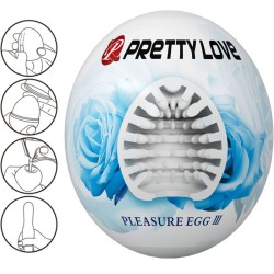 PRETTY LOVE - MASTURBADOR MASCULINO HUEVO BLANCO PRETTY LOVE FLIRTATION