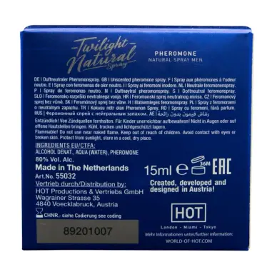 Twilight Natural con Feromonas Hombre 15 ml | HOT