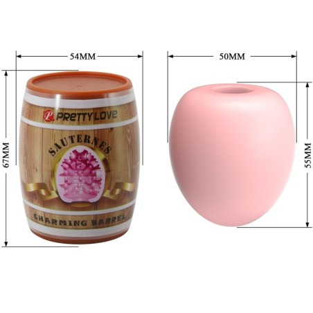 PRETTY LOVE - MASTURBADOR MASCULINO HUEVO ROSA MODELO 2 PRETTY LOVE FLIRTATION