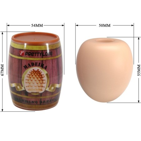 PRETTY LOVE - MASTURBADOR MASCULINO HUEVO NATURAL MODELO 2 PRETTY LOVE FLIRTATION