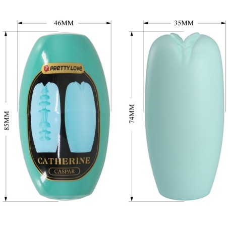 PRETTY LOVE - CATHERINE MASTURBADOR MASCULINO VERDE PRETTY LOVE FLIRTATION