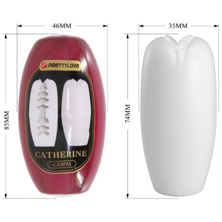 PRETTY LOVE - CATHERINE MASTURBADOR MASCULINO BLANCO PRETTY LOVE FLIRTATION