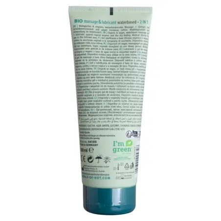 Bio Massage & Lubricante Base Agua 2 en 1 200 ml | HOT
