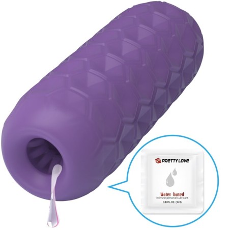PRETTY LOVE - TWIN BALLS MASTURBADOR MASCULINO MORADO PRETTY LOVE