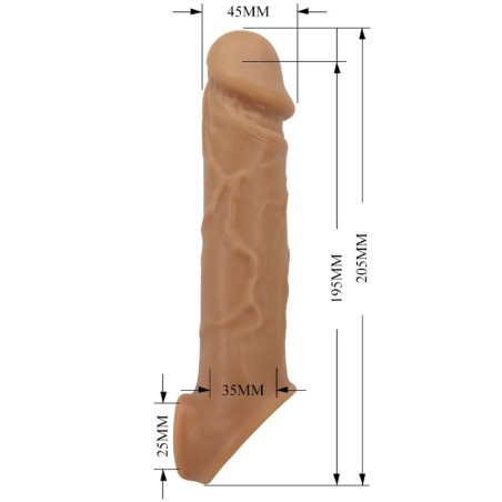 PRETTY LOVE - FUNDA DE PENE DE PIEL REALÍSTICA NATURAL PRETTY LOVE