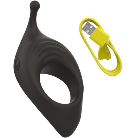 B SWISH - BCHARMED RHYTHM INFINITE DELUXE ANILLO PARA PENE 15 VIBRACIONES NEGRO B SWISH
