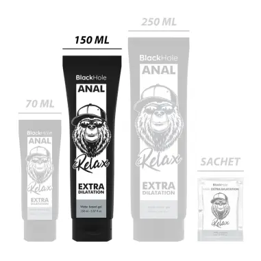 Gel Base Agua Dilatación Anal 150 ml | Black Hole