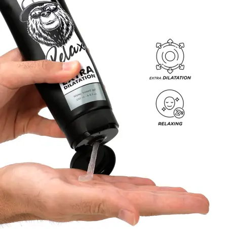 Gel Base Agua Dilatación Anal 250 ml | Black Hole