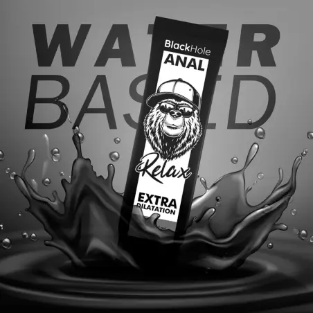 Gel Base Agua Dilatación Anal 250 ml | Black Hole