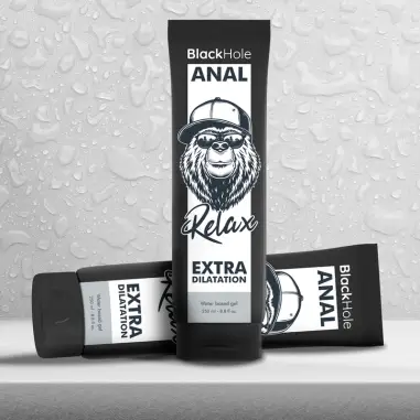 Gel Base Agua Dilatación Anal 250 ml | Black Hole