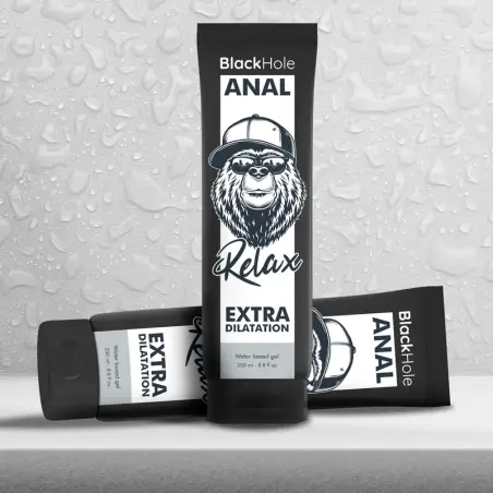 Gel Base Agua Dilatación Anal 250 ml | Black Hole