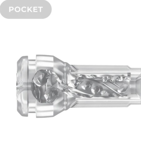 KIIROO - FEEL POCKET STROKER CRYSTAL BY KIIROO TRANSPARENTE KIIROO