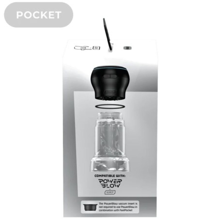 KIIROO - FEEL POCKET STROKER CRYSTAL BY KIIROO TRANSPARENTE KIIROO