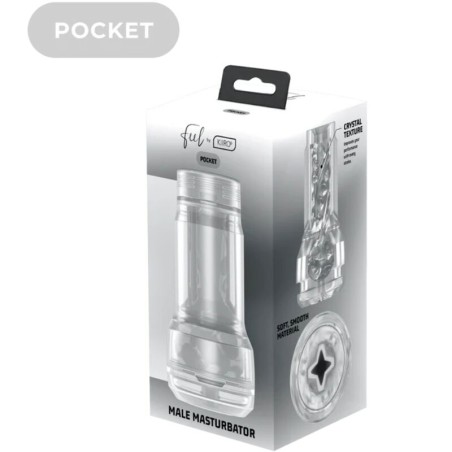 KIIROO - FEEL POCKET STROKER CRYSTAL BY KIIROO TRANSPARENTE KIIROO