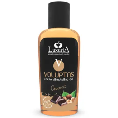 INTIMATELINE LUXURIA - VOLUPTAS GEL MASAJE COMESTIBLE EFECTO CALOR - CHOCONUT 100 ML