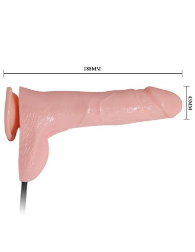 BAILE - INFLATABLE DILDO HINCHABLE REALÍSTICO CON VENTOSA 15 CM 